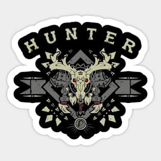 HUNTER - TRIBAL CREST Sticker